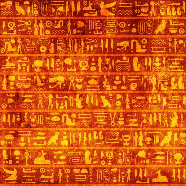 Fond grunge avec hiéroglyphes égyptiens anciens — Photo