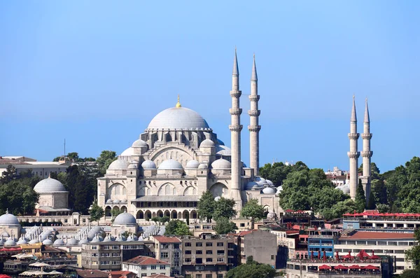 Suleymaniye Mosque, Ottoman imperial mosque, Istanbul, Turkey — Stock Photo, Image