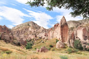 Kaya mağaraları, Selime Manastırı, Ihlara Vadisi, Kapadokya, Türk