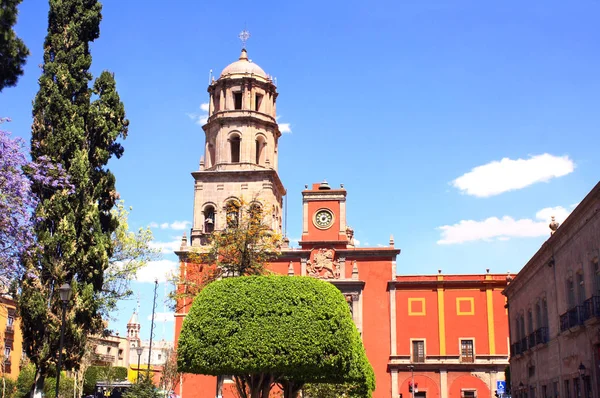 Kathedraal van Santiago de Queretaro, Mexico — Stockfoto