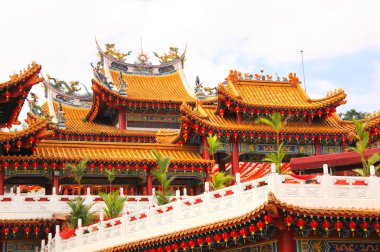 Thean Hou Tapınağı Çatıları, Kuala Lumpur, Malezya