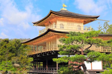 Golden Pavilion (Kinkaku-ji Temple), Kyoto, Japonya