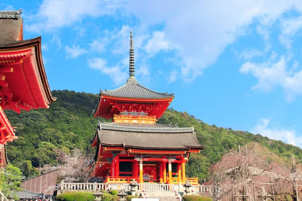 Kyoto, Japonya 'daki kiyomizu-dera tapınağı. — Stok fotoğraf