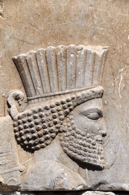 Asurlu savaşçı Persepolis, İran 'la Bas-yardım