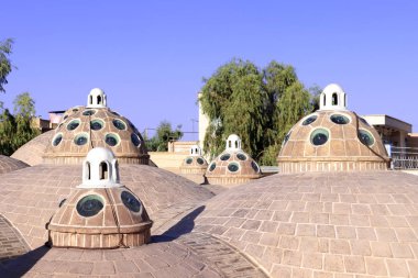 Sultan Amir Ahmad hamamının çatısı, Kashan, İran