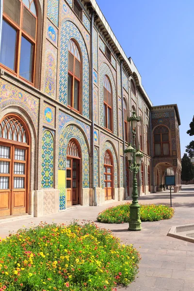Fachada do Palácio do Golestan, Teerão, Irão — Fotografia de Stock