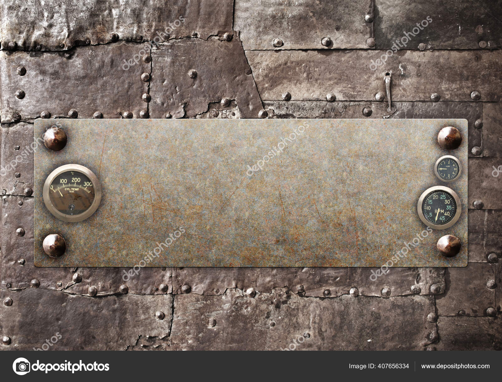 Download Grunge Background Steampunk Style Texture Old Metal Rivets Rusty Frame Stock Photo Image By C Frenta 407656334