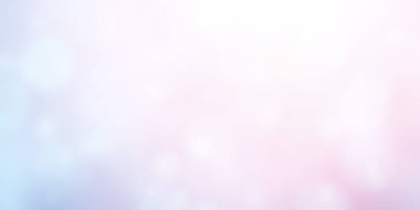 Mavi ve pembenin bulanık arkaplanı. Bokeh soyut ışıkla yatay ya da dikey pankart. Metin için alanı kopyala