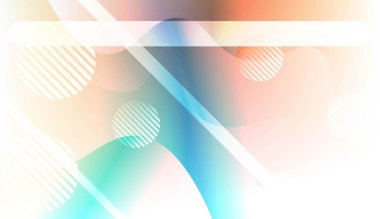 Çizgiler Ile geometrik desen, dalga. Flyer, broşür, kitapçık ve Web siteleri tasarım vektör Illustration renk gradyan ile.