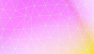 Üçgenler mozaik kapaklı çokgen desenli. Banner'ınız için şablon. Vektör illüstrasyon. Yaratıcı degrade rengi.