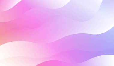 Dalga geometrik şekli Ile şablon arka plan. Tasarım, sunum, Iş için. Renk gradyan ile vektör Illustration.