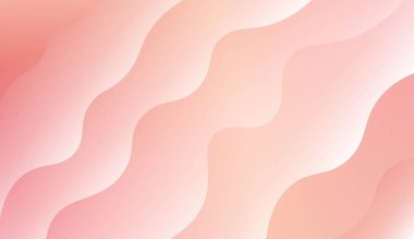 Dalgalı Arkaplan. Fütürist Reklam ve Broşürler için. Renk Gradyanlı Vektör İllüstrasyonu.