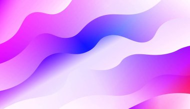 Dalga Modern arka plan. Iş sunumu duvar kağıdı, Flyer, Cover için. Renk gradyan ile vektör Illustration.