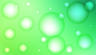 Kabarcıklar ile arka plan. Başlık sayfası, reklam, poster, afiş için tasarım. Pastel degrade renk vektör illüstrasyon.