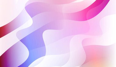 Dalga Gradyan Şekliyle Modern Arkaplan. Tasarım Duvar Kağıdı Sunumunuz için. Renk Gradyanlı Vektör İllüstrasyonu.