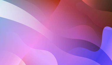 Soyut parlak dalgalar. Başlık sayfası, reklam, poster, banner Için tasarım. Renk gradyan ile vektör Illustration.