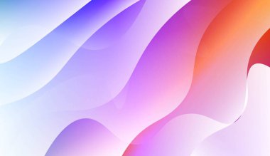 Fütüristik Renk Tasarımı Geometrik Dalga Şekli. Şablon Cep Telefonu Arka Planlar için. Renk Gradyan lı Vektör Çizimi.