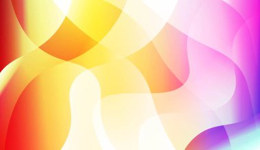 Pürüzsüz Soyut Renkli Gradyan Arka Planlar ile Geometrik dalga şekli. Broşür, afiş, duvar kağıdı, mobil ekran için. Vektör İllüstrasyonu.