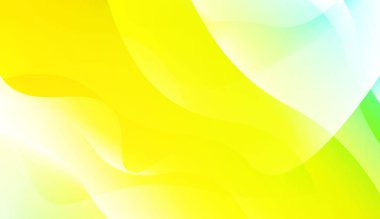 Soyut Parlak Dalgalar. Tasarım ilanın için, Banner, kapak sayfası. Renk Gradyanlı Vektör İllüstrasyonu.