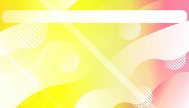 Dalga geometrik şekil, çizgiler, daire Ile şablon açılış sayfası. Tasarım, sunum, Iş için. Renk gradyan ile vektör Illustration.