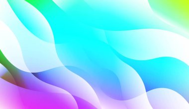 Bulanık dekoratif tasarım Ile soyut stil Içinde dalga, eğrisi hatları. Zarif desen kapak kitabı için. Renk gradyan ile vektör Illustration.