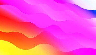 Modern dalgalar. Fütüristik teknoloji tarzı arka plan. Başlık sayfası, reklam, poster, banner Için tasarım. Renk gradyan ile vektör Illustration.