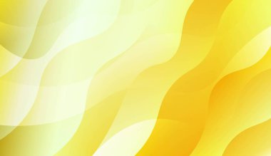 Dalga yeşil sarı degrade şekli Ile Soyut Arkaplan. Fütüristik reklam için, kitapçıklar. Renk gradyan ile vektör Illustration