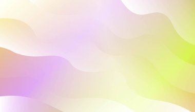 Eğrileri çizgiler Ile modern background şablonu. Tasarım kapak sayfası, poster, banner web siteleri Için. Renk gradyan ile vektör Illustration.