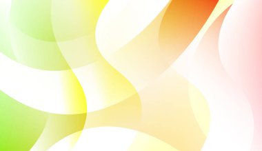 Yaratıcı Dalgalı Arka Plan. Tasarım El Ilanı, Banner, Açılış Sayfası için. Renkli Vektör İllüstrasyonu.