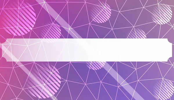 Üçgenler, çizgi, daire, metin için boşluk ile soyut mozaik arka plan. Banner'ınız için şablon. Vektör illüstrasyon. Yaratıcı degrade rengi.