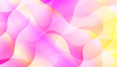 Dalga Soyut Arka Plan. El İle, Broşür, Kitapçık Ve Web Siteleri Tasarım Vektör İllüstrasyon Renk Gradyan ile.