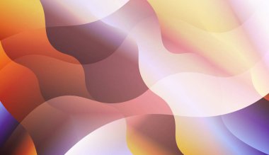 Eğri çizgi katmanı arka planı. Yaratıcı şablonlar, kartlar, renk kapakları seti için. Renk gradyan ile vektör Illustration.