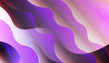 Dalga Soyut Arkaplan. Fütüristik reklam için, kitapçıklar. Renk gradyan ile vektör Illustration