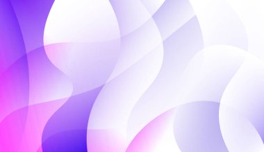 Eğri çizgileri ile Şablon Yaratıcı Arka Plan. Kapak Sayfası, Açılış Sayfası, Banner için. Renkli Vektör İllüstrasyonu