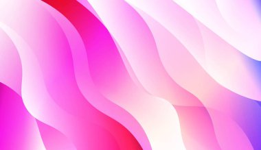 Dalga Gradyan Şekli ile Soyut Arka Plan. Yaratıcı Şablonlar, Kartlar, Renk Kapakları Için Ayarlayın. Renk Gradyan lı Vektör Çizimi.