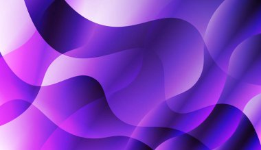 Dalga geometrik şekli Ile şablon arka plan. Flyer, broşür, kitapçık ve Web siteleri tasarım vektör Illustration renk gradyan ile