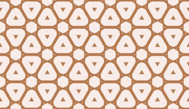 Geometrik desenli şablon. Kusursuz Vektör illüstrasyonu. Üçgen biçimi.