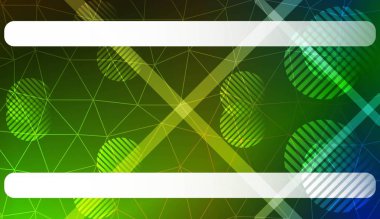 Üçgen, çizgi, daire, metin stili için boşluk ile dekoratif desen. Senin fikrin için dekoratif tasarım. Vektör Illustration. Bulanık arka plan, pürüzsüz degrade doku rengi.