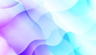 Çizgilerle Geometrik Desen, Dalga. Blur Sweet Dreamy Gradient Renk Arka Plan. Grafik Davetiye Kartınız, Posteriniz, Broşürünüzüz için. Vektör İllüstrasyonu.