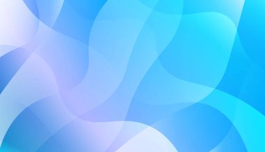 Dalga Soyut Arkaplanı. Design Flyer, Banner, Landing Page için. Renk Gradyanlı Vektör İllüstrasyonu.