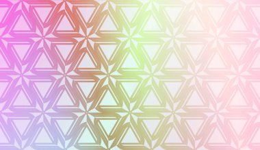 Bulanıklık Sweet Dreamy Gradient Renk Arka Plan ile Geometrik desen. Grafik Davetiye Kartınız, Posteriniz, Broşürünüzüz için. Vektör İllüstrasyonu.