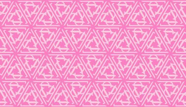 Eğimli çizgileri ve illüzyon üçgenleri olan kusursuz vektör düzeni. Soyut hipster modeli. Duvar kağıdın için, reklam, afiş, poster.