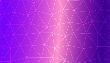 Üçgen şeklinde dekoratif desen. Fikrin için dekoratif tasarım. Vektör çizimi. Yaratıcı gradyan rengi.