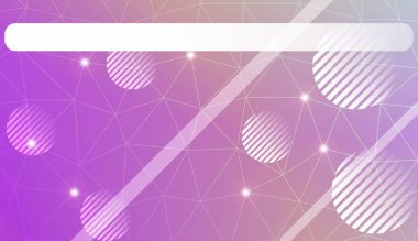 Üçgen, çizgi, daire, metin stili için boşluk ile dekoratif desen. Senin fikrin için dekoratif tasarım. Vektör Illustration. Bulanık arka plan, pürüzsüz degrade doku rengi.