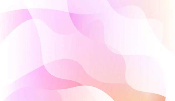 Forma astratta dell'onda geometrica con sfondo sfumato morbido e colorato. Per il tuo design Carta da parati, Presentazione, Banner, Volantino, Copertina, Pagina di destinazione. Illustrazione vettoriale . — Vettoriale Stock
