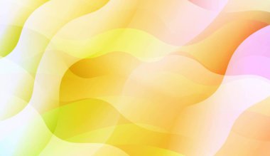 Çizgilerle Geometrik Desen, Dalga. Blur Sweet Dreamy Gradient Renk Arka Plan. Grafik Davetiye Kartınız, Posteriniz, Broşürünüzüz için. Vektör İllüstrasyonu.