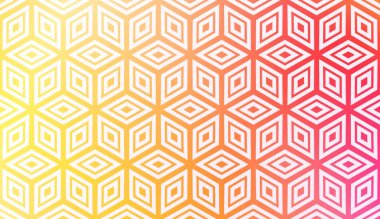 Eğri çizgili düzen. Soyut Hipster Deseni. Gradyan Arka plan. Ekran Tasarımı, Sunum, Duvar Kağıdı. Tatil Nesnesi. Vektör İllüstrasyonu