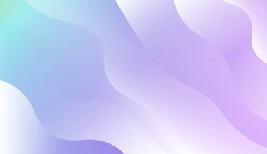 Dalga, eğrisi hatları Ile modern tarzda bulanık dekoratif tasarım. Zarif desen kapak kitabı için. Renk gradyan ile vektör Illustration.