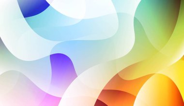 Modern dalgalı arka plan. Yaratıcı şablonlar, kartlar, renk kapakları seti için. Renk gradyan ile vektör Illustration.