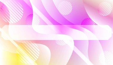 Arka plan doku hatları, dalga. Kapak sayfası, açılış sayfası, banner için. Renk gradyan ile vektör Illustration.